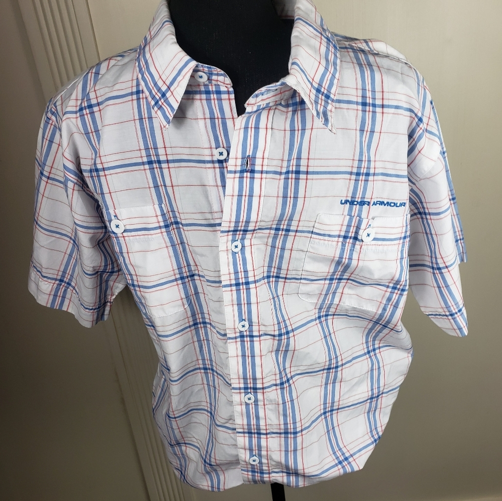 Under Amour Short Sleeve Button Front Shirt